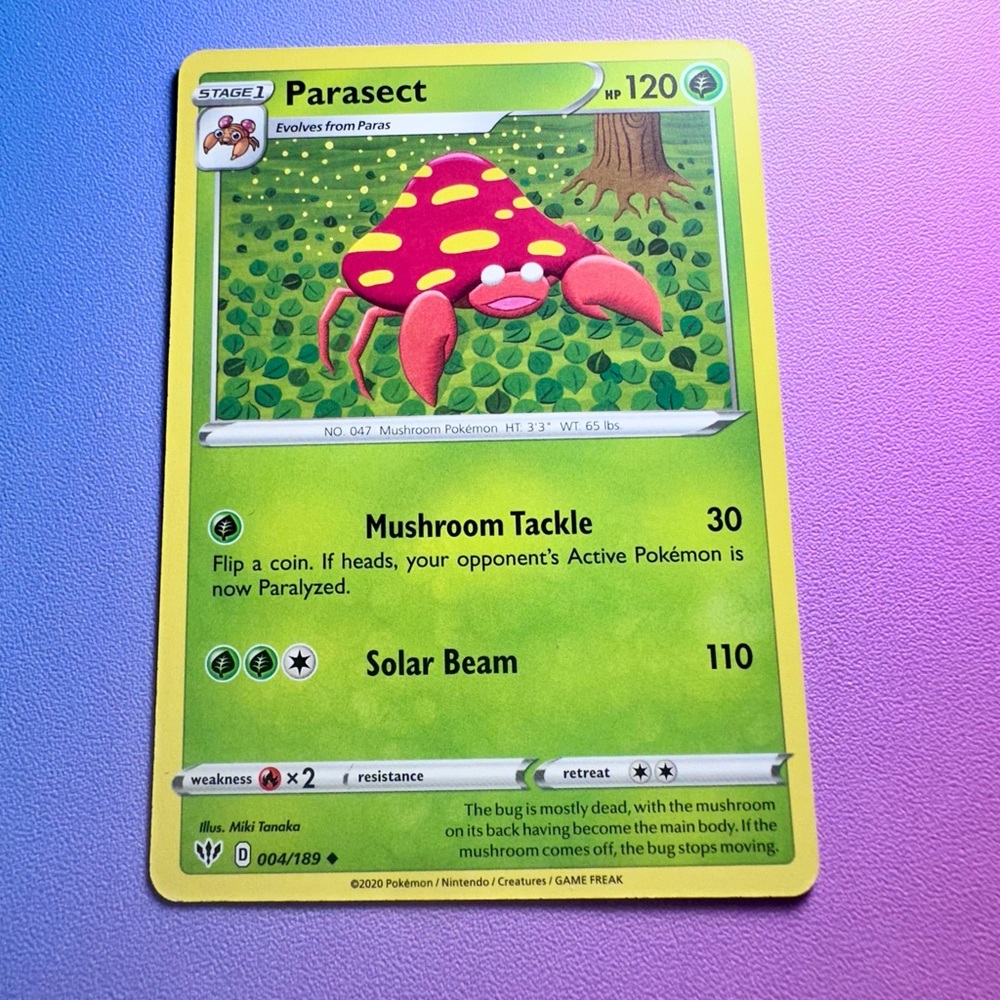 parasect - 004/189 (uncommon) — pokemon: darkness ablaze